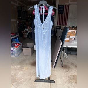 Bardot light blue sequin dress size 10